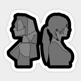 Tomb Raider Then and Now Sticker